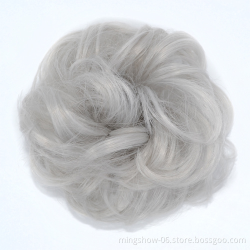 Buy chignon hair bun messy human hair bun hair extensions